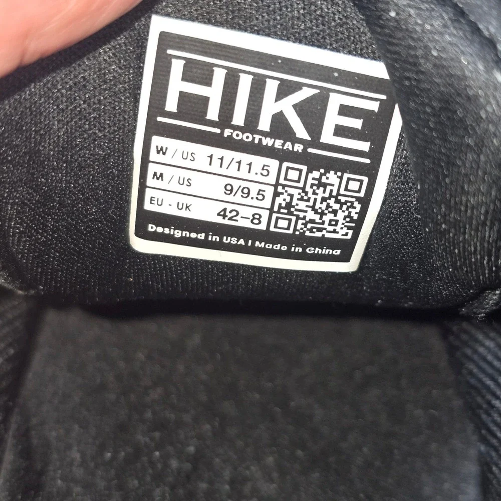 NWT‎ Hike Footwear HF Stride Black Barefoot Sneaker Unisex Mens Size 9 EU 42